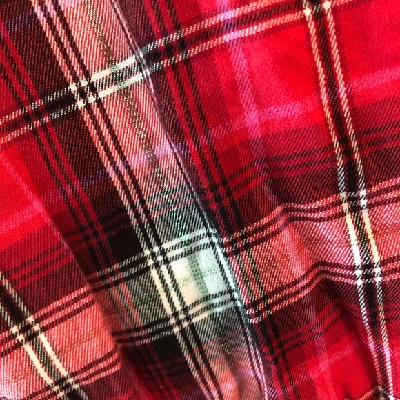 Victoria Secret Flannel Tie Romper Pajama - Picture 13 of 15